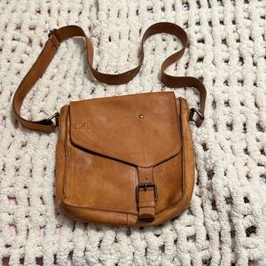 Bed Stu Rustic Brown Leather Crossbody Bag